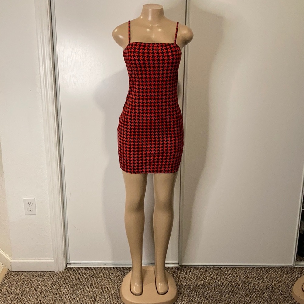 Red & Black Dress